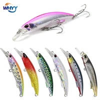 whyy 92mm 40g deep diving large minnow fishing lure artificial wobbler hard bait crankbait sea bass pike perch fishing tackle