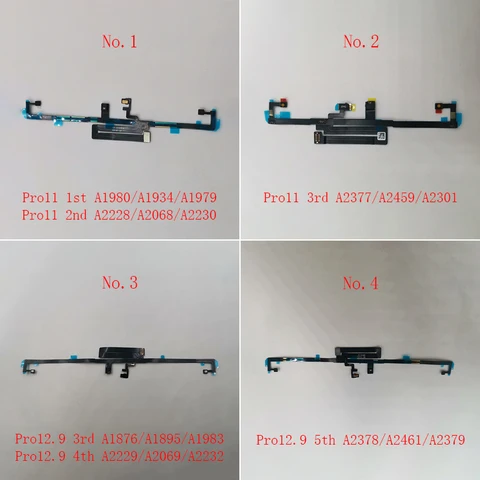 Гибкий кабель датчика приближения Face ID для iPad Pro 11 1st 2018 A1980 A1934 2nd 2020 A2228/Pro 12.9 3rd A1876 A1895 Pro12.9 4th 5th