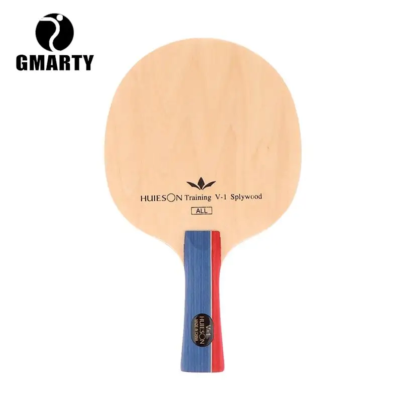 

5-Ply Pure Wood Training Table Tennis Racket Base Plate Lightweight Ping Pong Bat Carbon Racket Blade Plywood DIY Paddle Accs