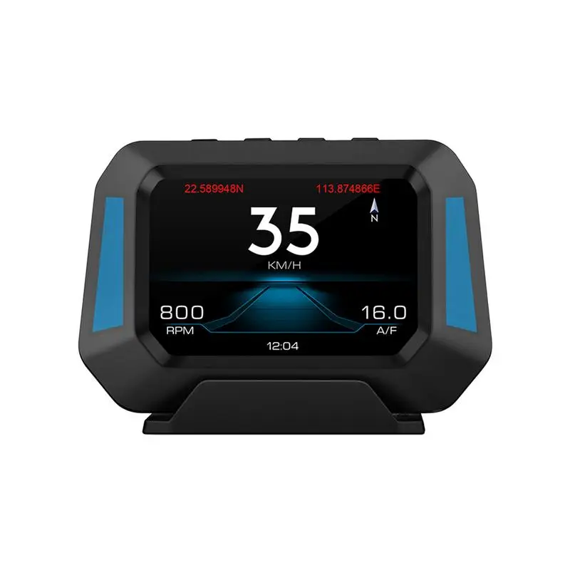 

GPS Digital Speedometer Universal Car Inclinometer Level Tilt Mete GPS HUD Car Head-up Display Car Speedometer Real-Time Monitor