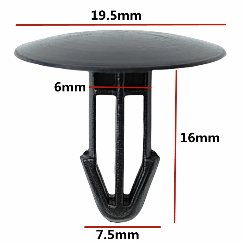 

20 шт., фиксатор нажимного типа, автомобильные пластиковые винты для ковров, фиксатор крепежа, зажим 91501-SEA-003 F27