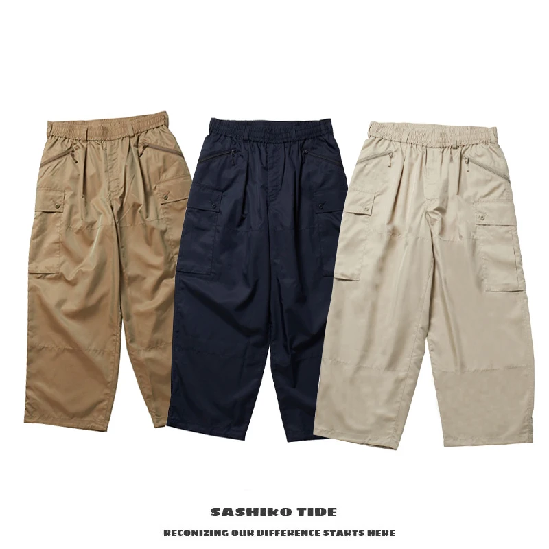 DAIWA PIER39 Japanese Outdoor Functional Waterproof CITY BOY Trousers Loose Side Pocket Men's Three-color Optional Casual Pants