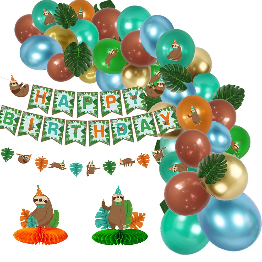 Украшение для вечеринки в честь Дня рождения ребенка набор украшений на тему