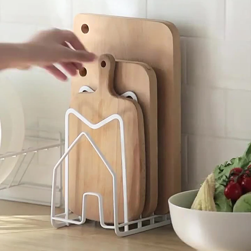 Многослойный держатель разделочной доски органайзер с крышкой для кастрюли