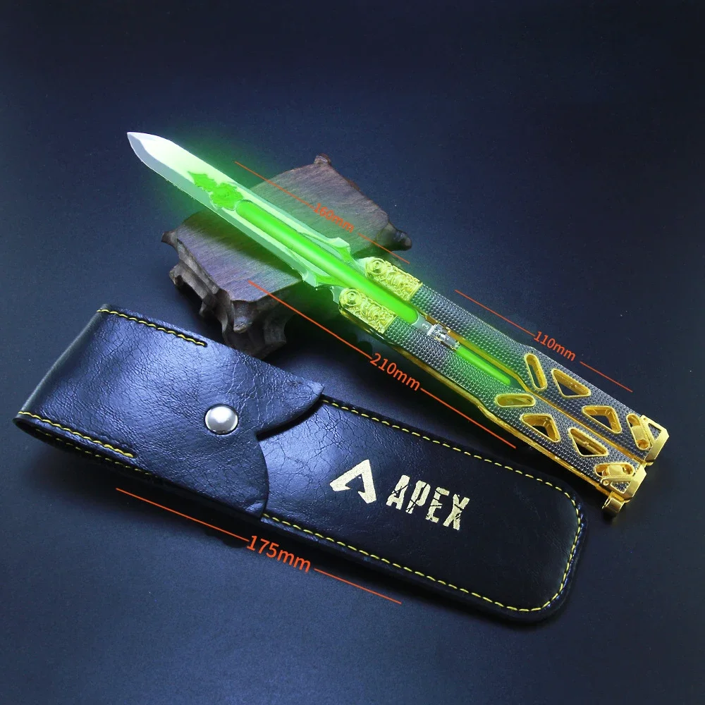 

Браслет-бабочка Apex Legends, классическое оружие на октане, светящаяся модель оружия, катана, самурайский меч, подарок для мальчиков