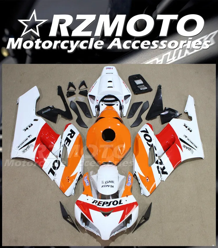 

New ABS Motorcycle Whole Fairings Kit Fit For HONDA CBR1000RR 2004 2005 04 05 Bodywork Set Custom Orange Red Repsol