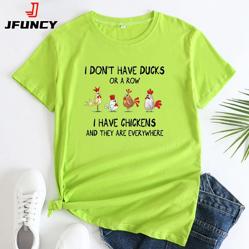 

JFUNCY Women's Oversized T-shirt Short Sleeve Tops Fashion Graphic Tees Woman Clothes Women T Shirts Summer Cotton Tshirt Female