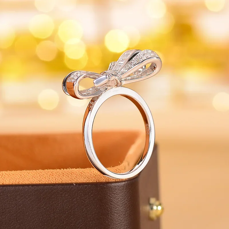 Кольцо с бриллиантами Graff высокоуглеродистое кольцо платина S925 посеребренное