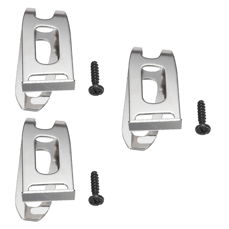 

3Cps Belt Hook Screwdriver Electromechanical Drill Hook W/ Screw For Makita 346034-2 324705-1 346317-0 324553-8 BDF451