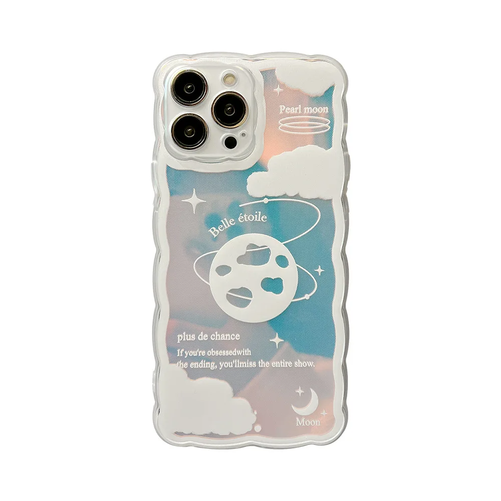 Star Universe Dream Laser Phone Case for IPhone 14 13 12 11 Pro Max Mini XS X XR SE 2020 7 8 Plus Soft Cover images - 6