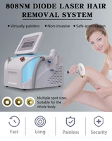 2022 painless fast hair removal 3 wavelength 808 755 1064 body hair removal diode laser machine skin rejuvenation beauty