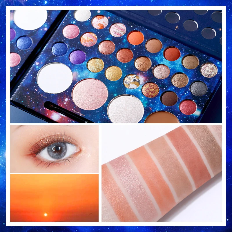 

24 Color Eyeshadow Palette Matte Glitter Makeup Platte Neon Pigments Shimmer Eyeshadow Palette Colorful Eye Shadows Makeup TSLM1