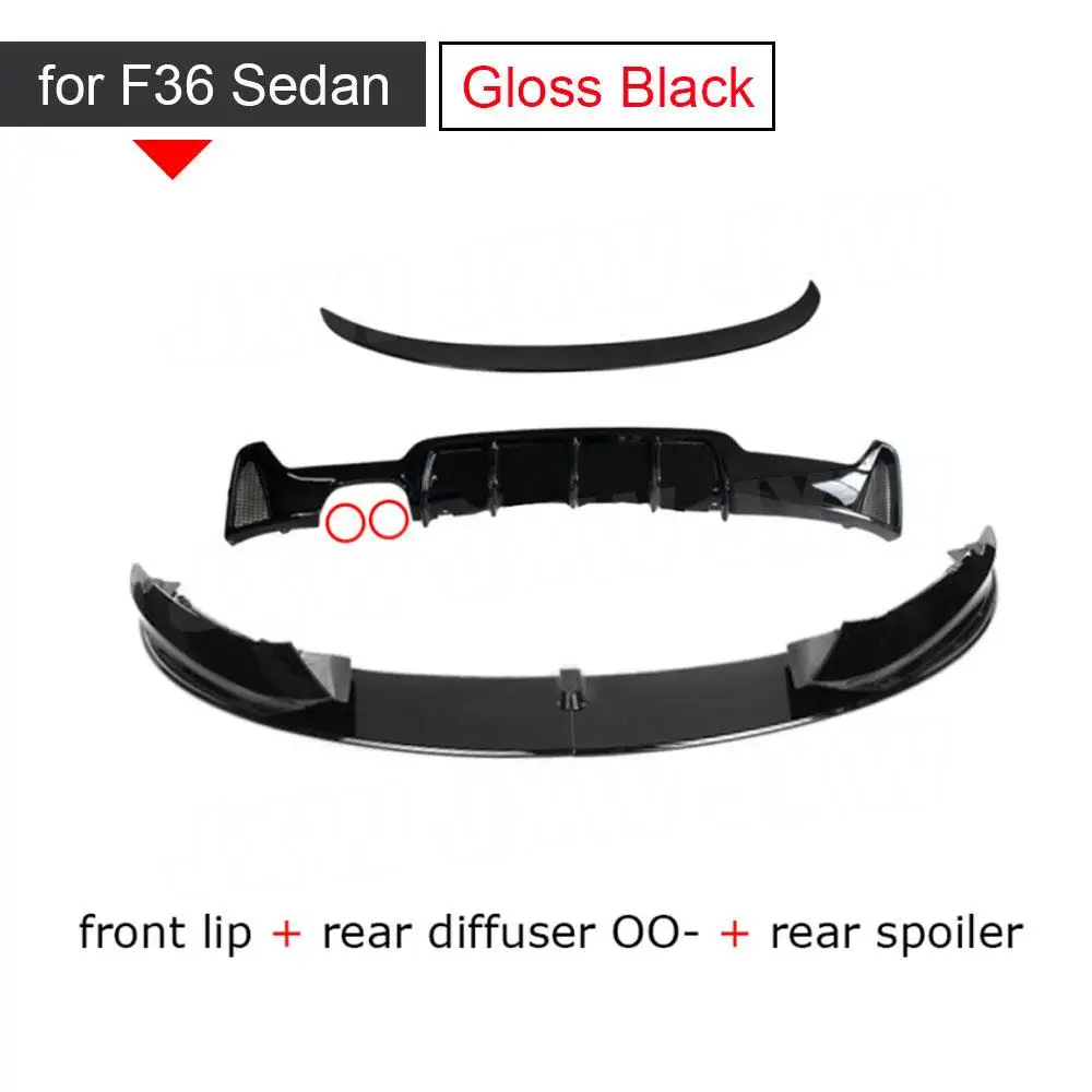 Для BMW 4 серии M Sport F32 F36 2014 г. без кабриолета передняя губа задний спойлер багажника