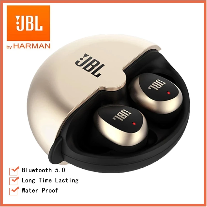 Original JBL C330 TWS True Wireless Earphone Bluetooth Headset Stereo Earbuds Bass Sound Headphones With Micphone Charging Case