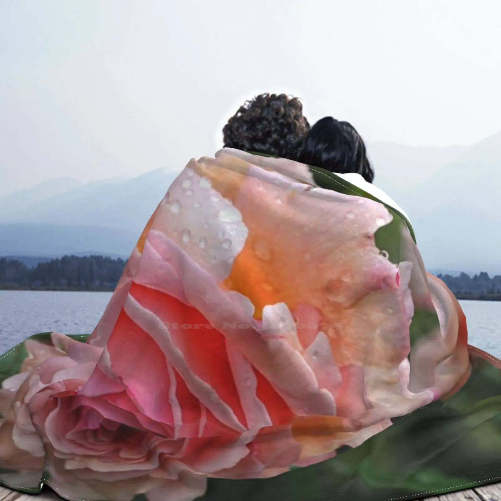 English Rose-A Shropshire Lad Креативный дизайн Удобное теплое фланелевое одеяло Roses Englische Rosen