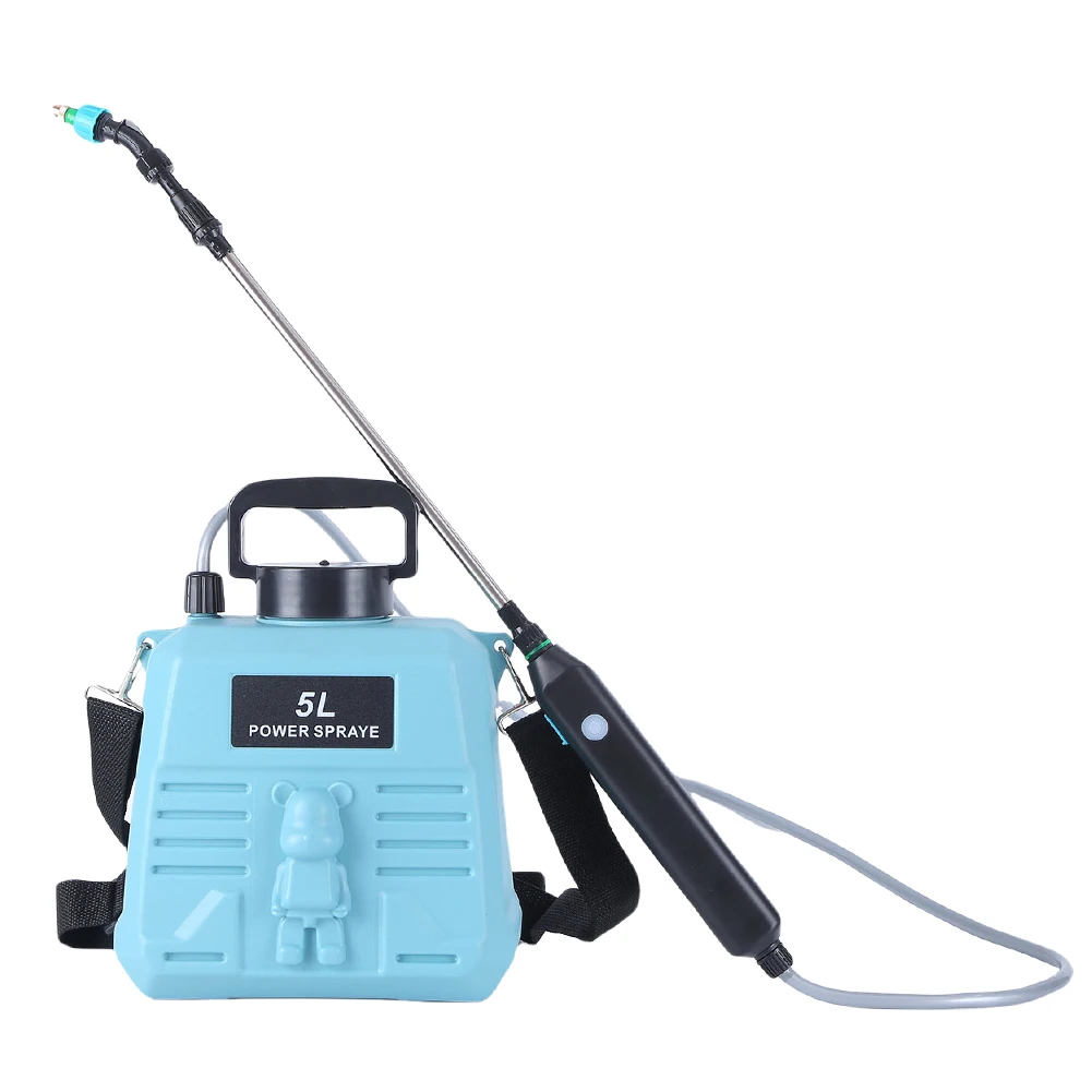 Электрический распылитель сорняков 5л с телескопическим стержнем ручной