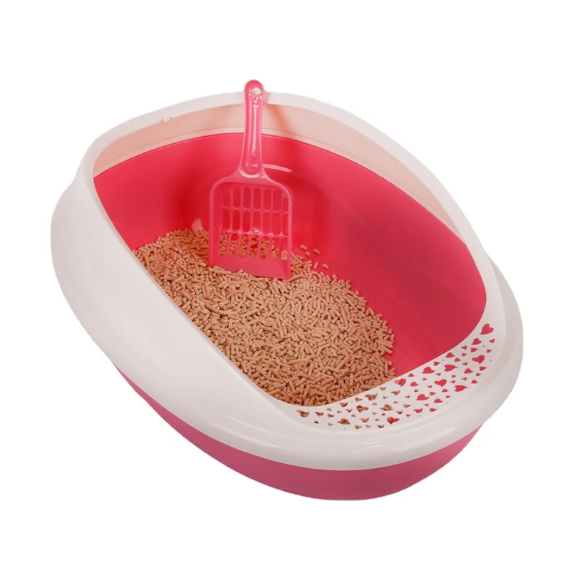 

Cat Dog Toilet Indoor Pet Dog Toilet Bedpan Cat Litter Box Semi-closed Sand Basin