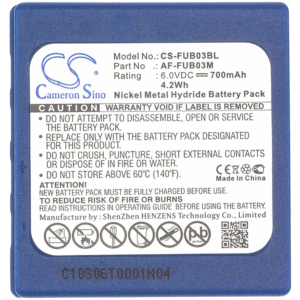 

Cameron Sino 700mA Battery for Hetronic TGA,TGB 253211
