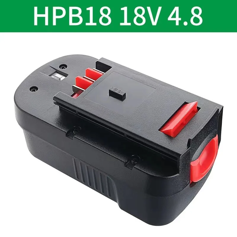 Аккумулятор для электроинструмента Black & Decker 18V 4800mAh A18 A1718 A18NH HPB18 HPB18-OPE FS1800CS FS1800D