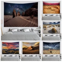 desert natural scenery diy wall tapestry for living room home dorm decor japanese tapestry