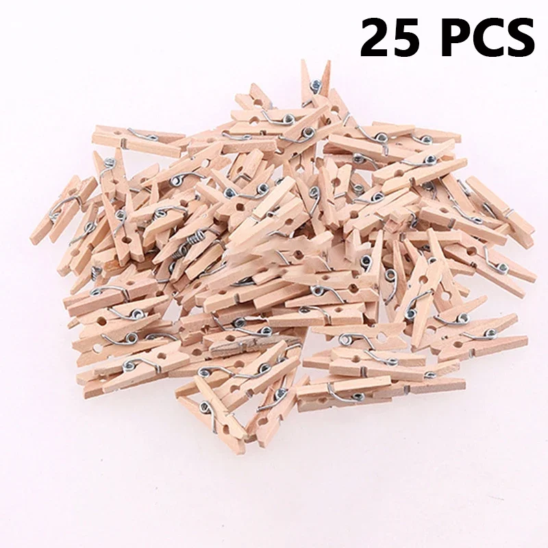 

Деревянные мини-прищепки 25 мм