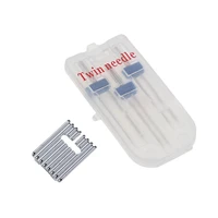 3pcs twin stretch machine needle with pintuck presser foot double twin needles pins sewing diy craft tool