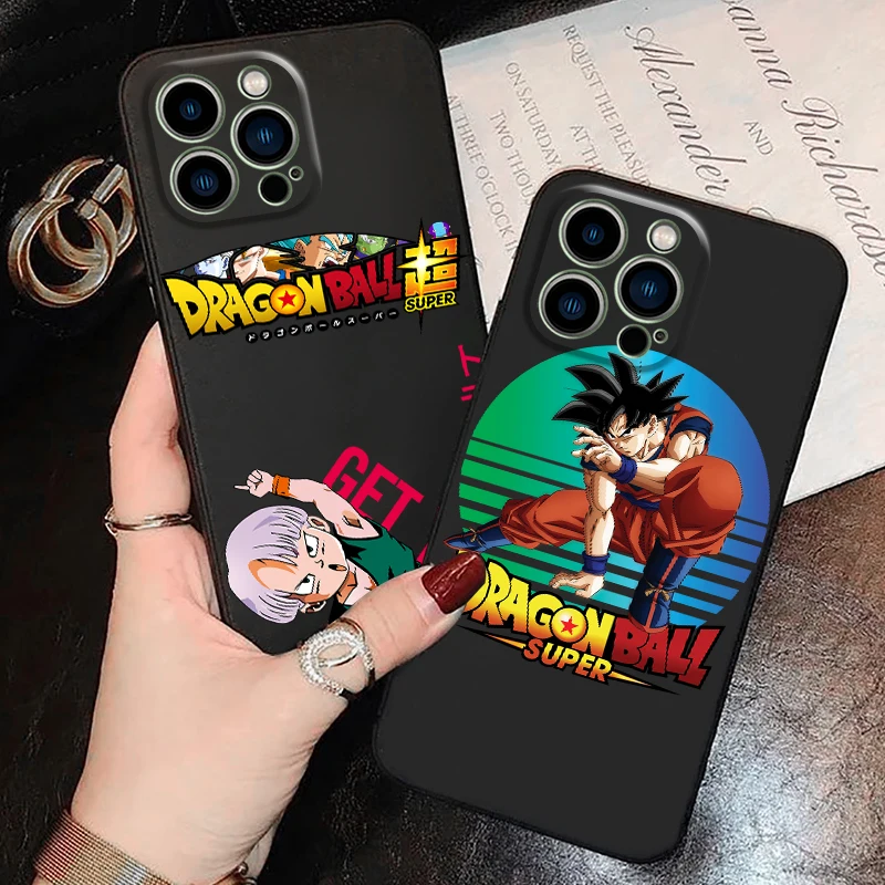 

Dragon Ball Cartoon Phone Case For Funda iPhone 11 13 Pro Max 12 Mini X XR XS SE 2020 5 6 6s 7 8 Plus Celular Coque Soft