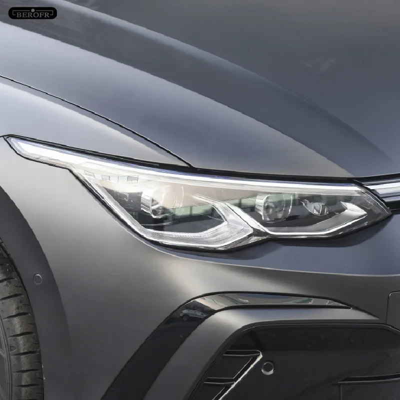 2 шт. Защитная затеняющая пленка для автомобильной фары дымчато-черная