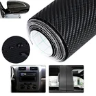 Автомобильные 3D наклейки из углеродного волокна, рулон пленки, автомобиль, мотоцикл, автомобильный Стайлинг, сделай сам, украшение кузова, виниловые наклейки, черные автомобильные аксессуары