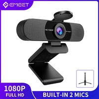 EMEET 60FPS Autofocus Streaming Webcam 1080P HD Web Camera with Microphone Mini Camera for Meeting/Live Online