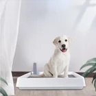 Комнатный туалет для тренировок в горшке для собак, портативный туалет для домашних питомцев, контейнер для туалета, подставка для щенков, поднос, товары для домашних животных