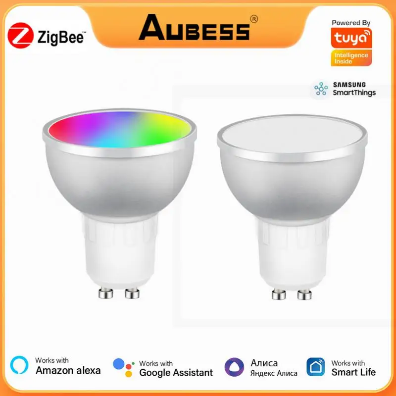 

Умная лампа светодиодная с регулируемой яркостью, 5 Вт, совместимая с Alexa Google Home