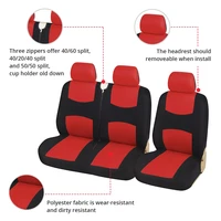 car tools 12 seat covers red car seat cover truck interior accessories for peugeot opel vivaro for peugeot for vauxhall vivaro