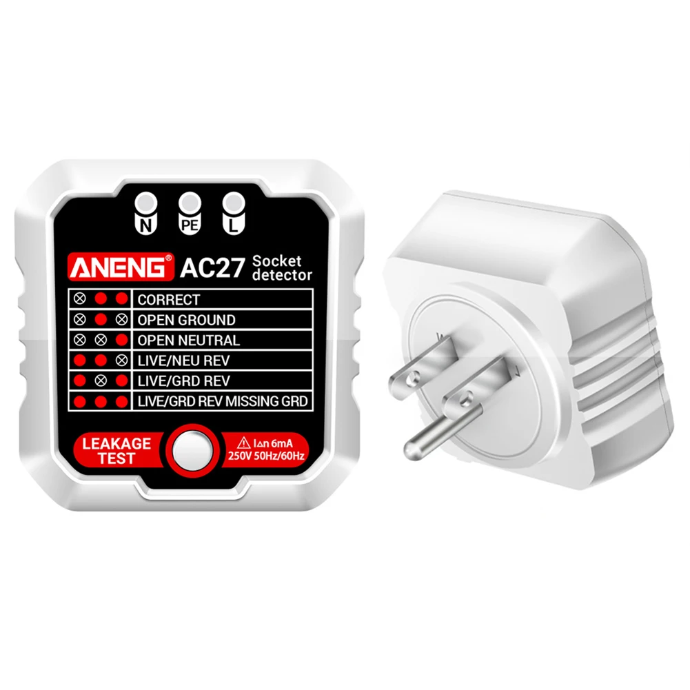 

Тестер розеток ANENG AC27
