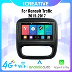 Автомагнитола 2 Din, 9 дюймов, Android, GPS-навигация, автомобильный мультимедийный плеер для Renault Trafic 3 2014-2021 Opel Vivaro B 2014-2018