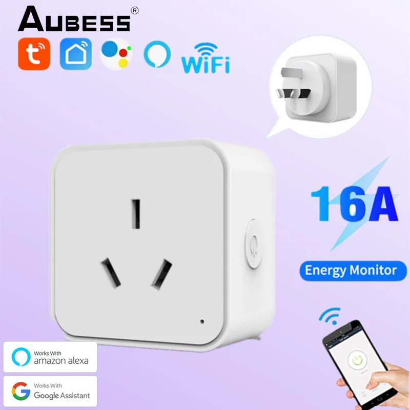 

Умная розетка Tuya 16 А с поддержкой Wi-Fi и таймером