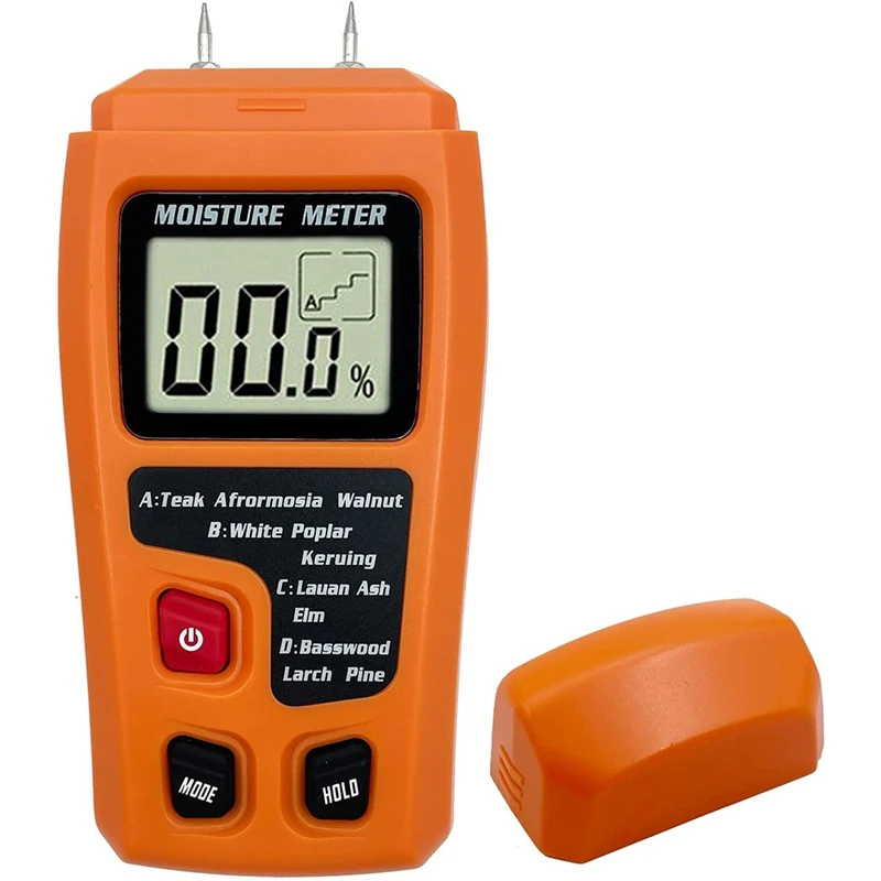 

Retail Digital Wood Moisture Meter Wood Humidity Tester Hygrometer Timber Damp Detector Large LCD Display