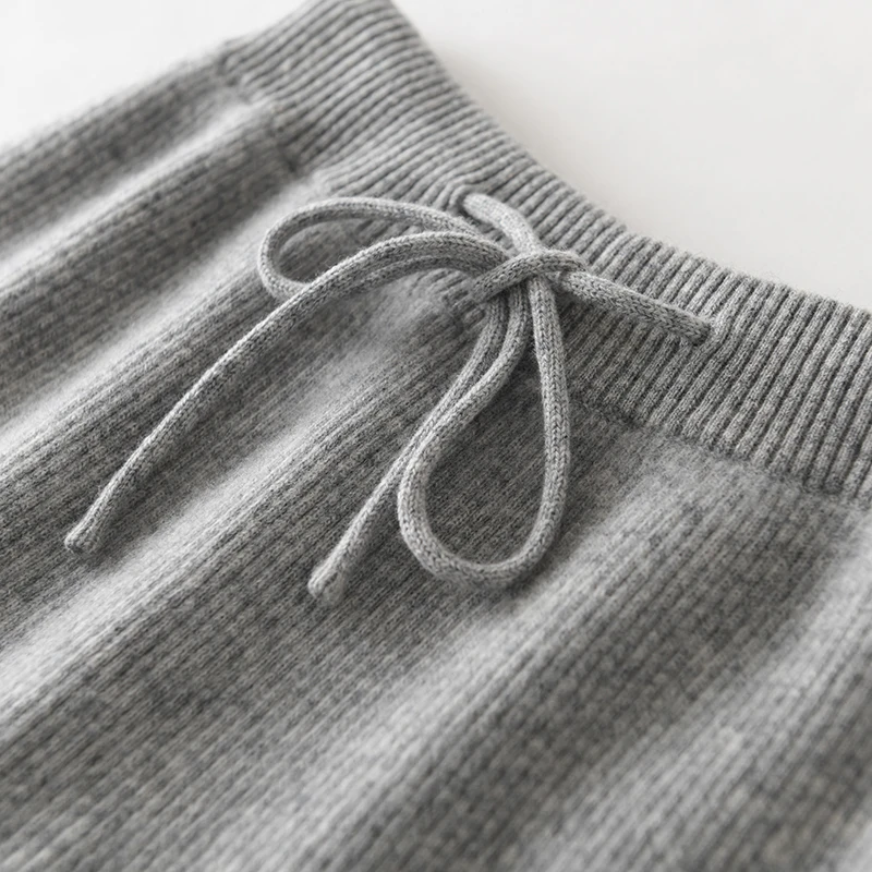 Горячая Распродажа женские брюки Новые осенне-зимние из 100% чистой шерсти мягкие