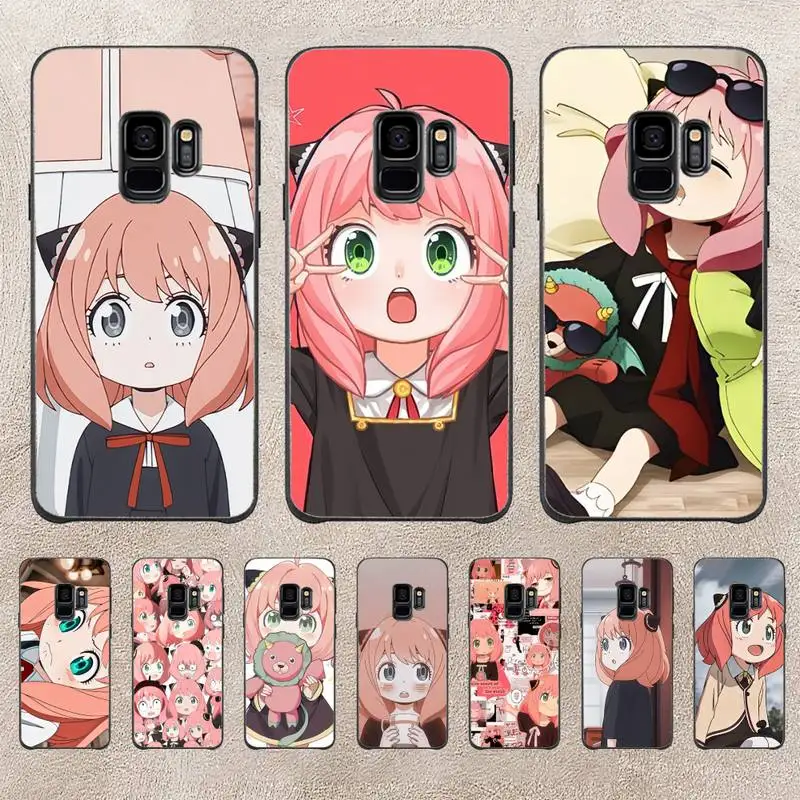 

Anime Spy X Family Anya Phone Case For Samsung Note 8 9 10 20 Case For Note10Pro 10lite 20ultra M20 M31 Funda Case
