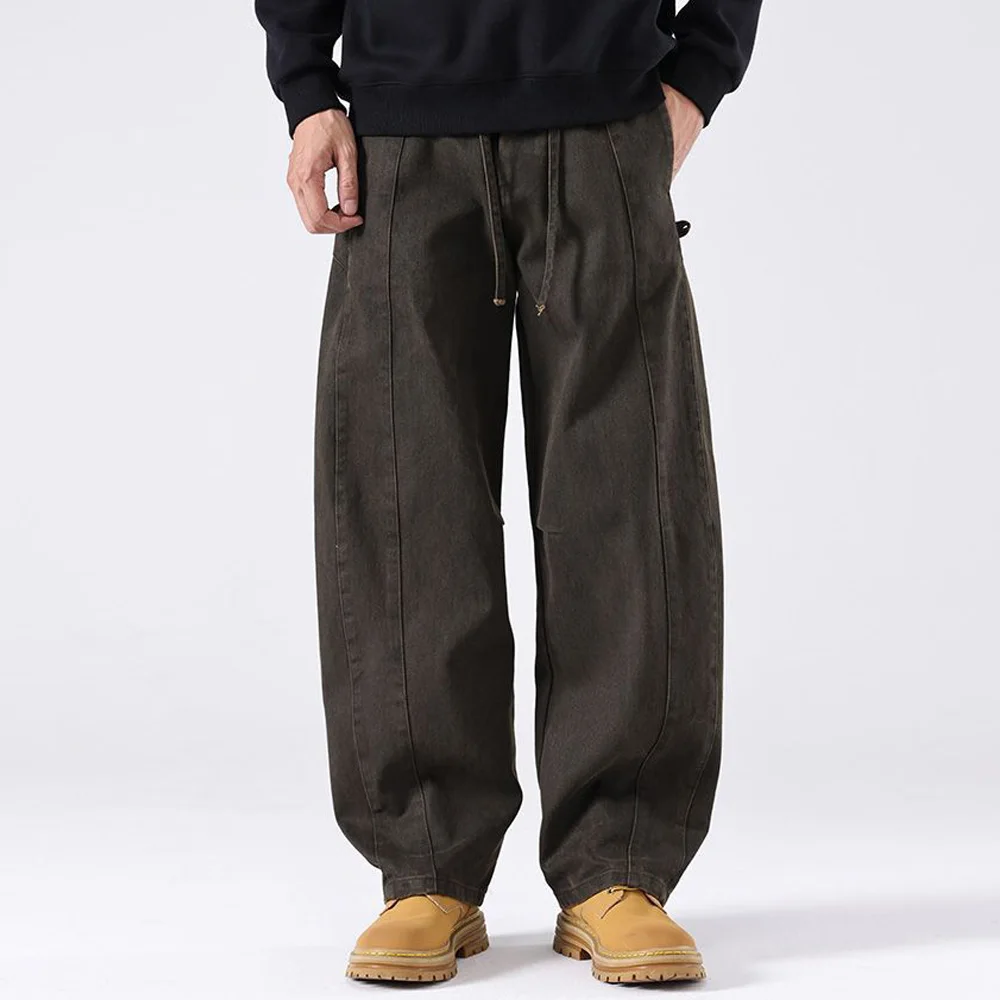 Повседневные брюки больших размеров мужские американские уличные модные