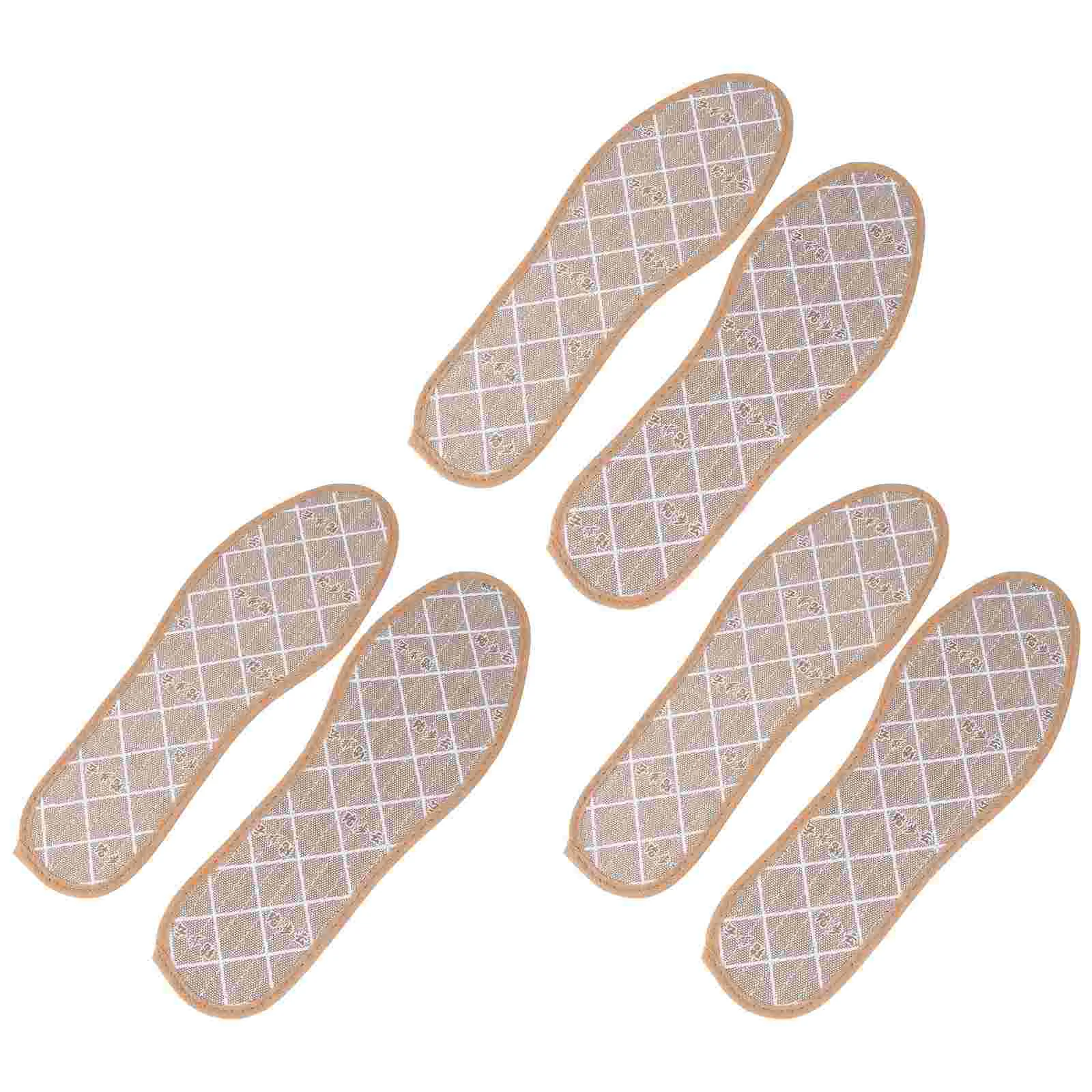 

3 Pairs Breathable Insoles Natural Feet Solution Treatment- Odor Eliminator For Men Size 40