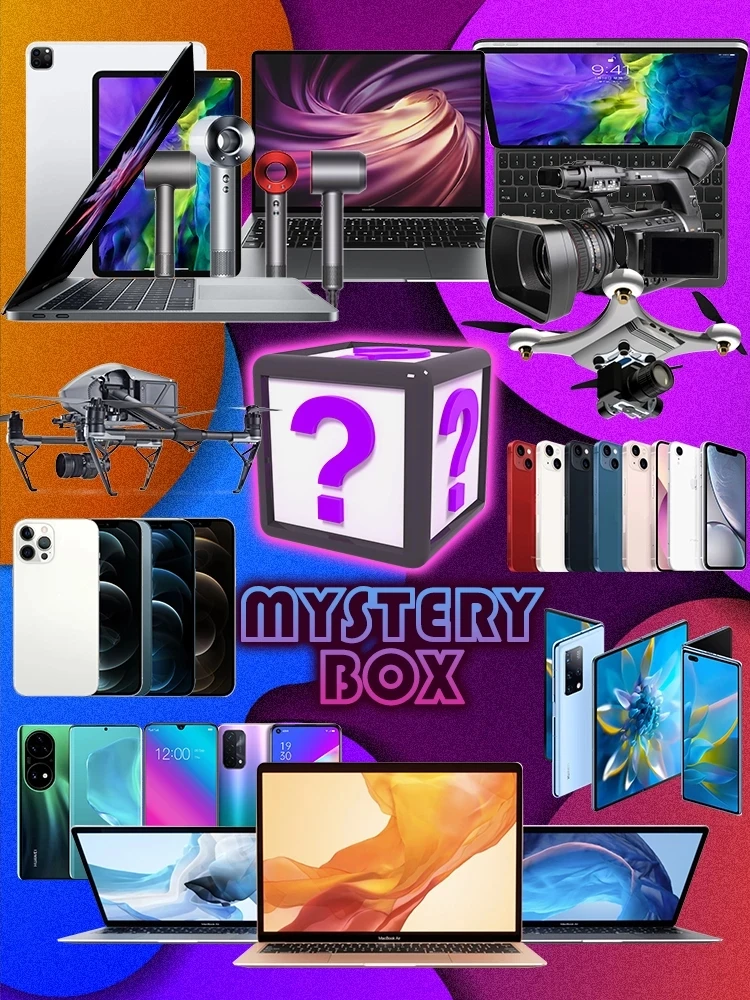 

100% Get Electronic Lucky Mystery Box Mistery Bind Box 2022 New Year Most Popular Surprise High-quality Novelty Gift Random Item