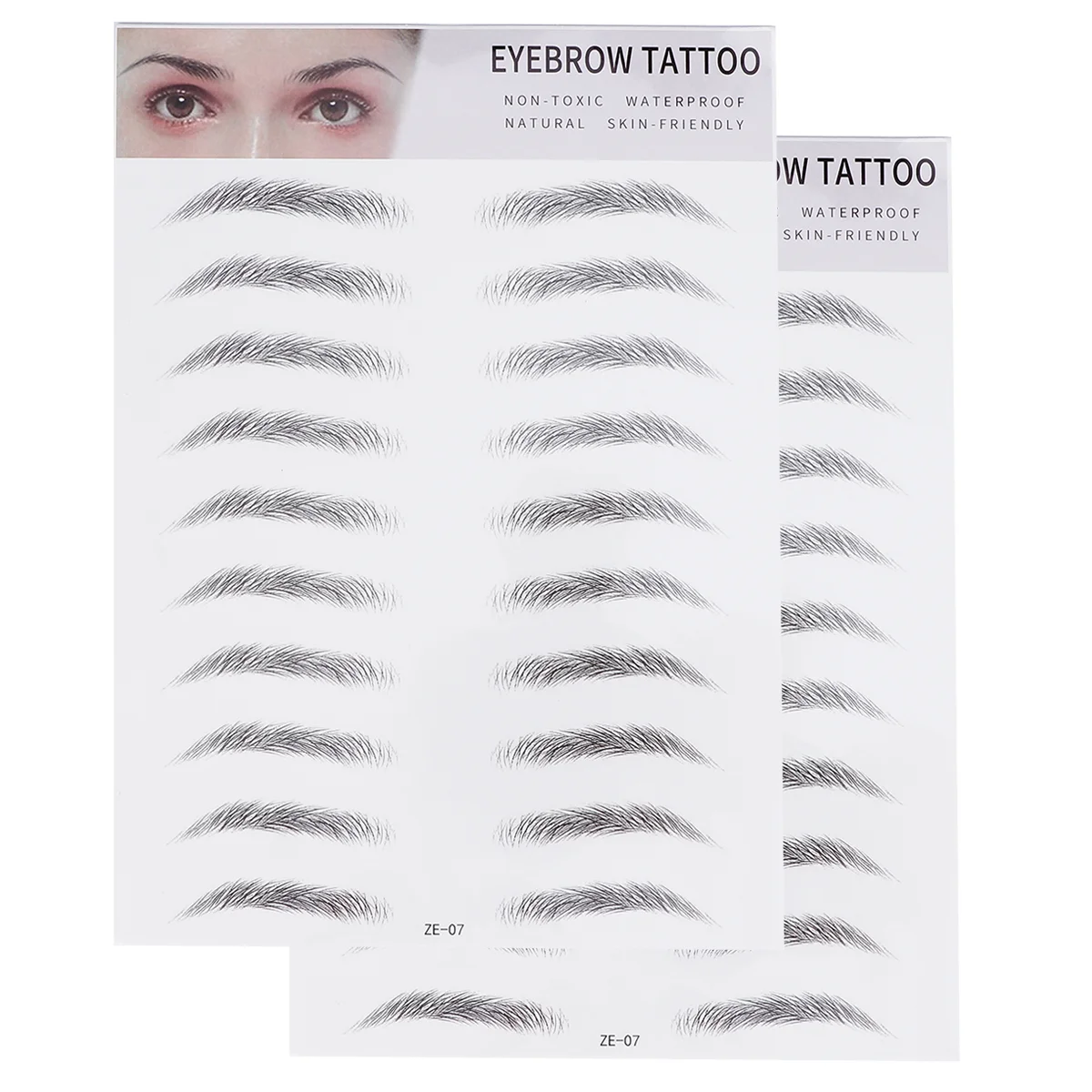 

Stickers Tattooartificial Waterproof Authentic Hair 4D Natural Brow 3D Sticker Shape Stencils Shaping