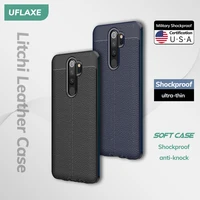 uflaxe original shockproof case for xiaomi redmi note 8 pro note 7 pro note 7s soft silicone back cover tpu leather casing