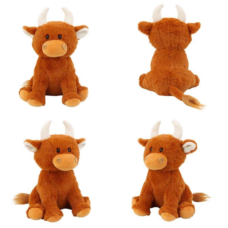 Милые плюшевые куклы в виде крупного рогатого скота 30 см |