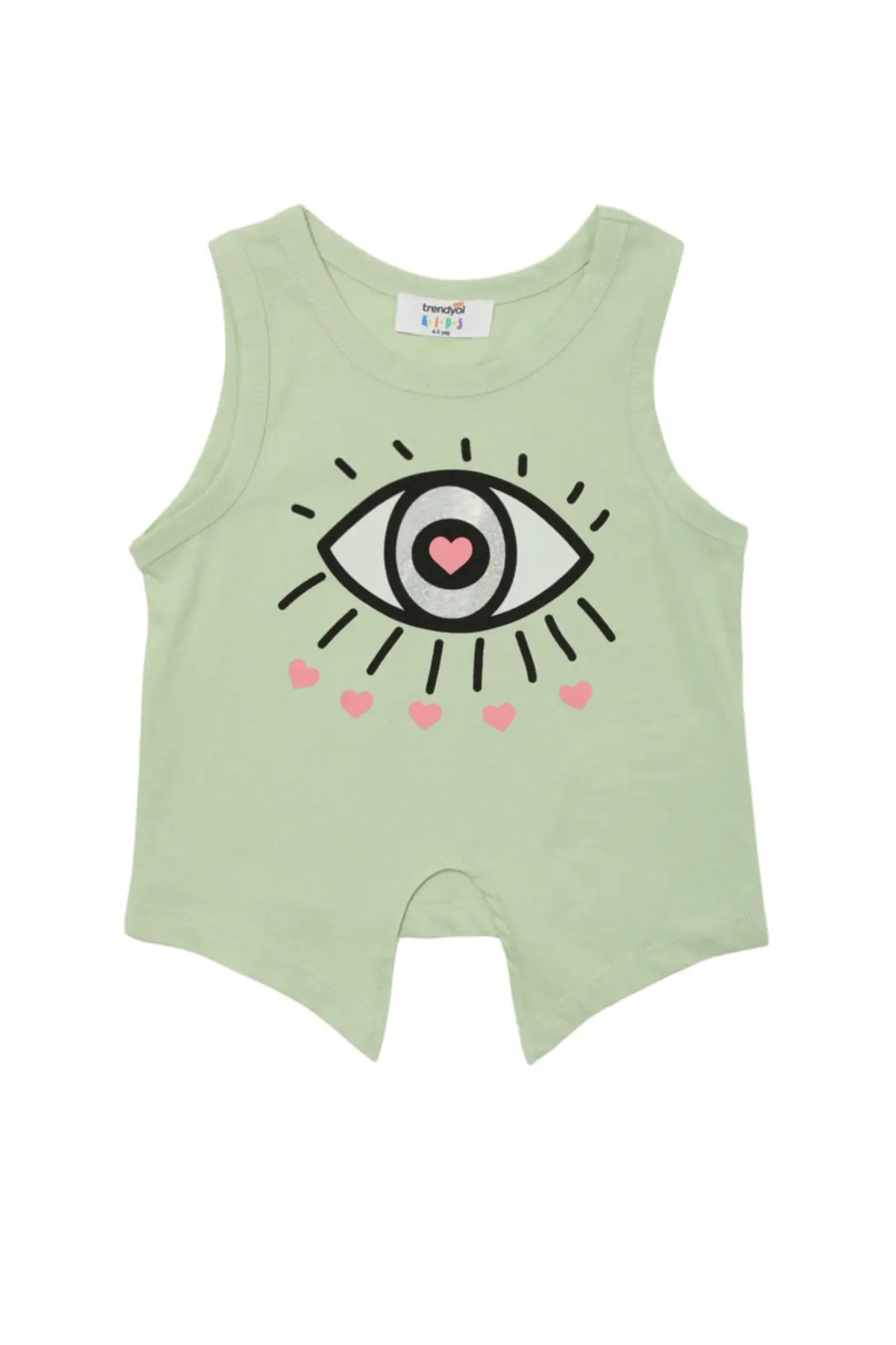 

Printed Female Child Knitted Undershirt TKDSS22AL0100