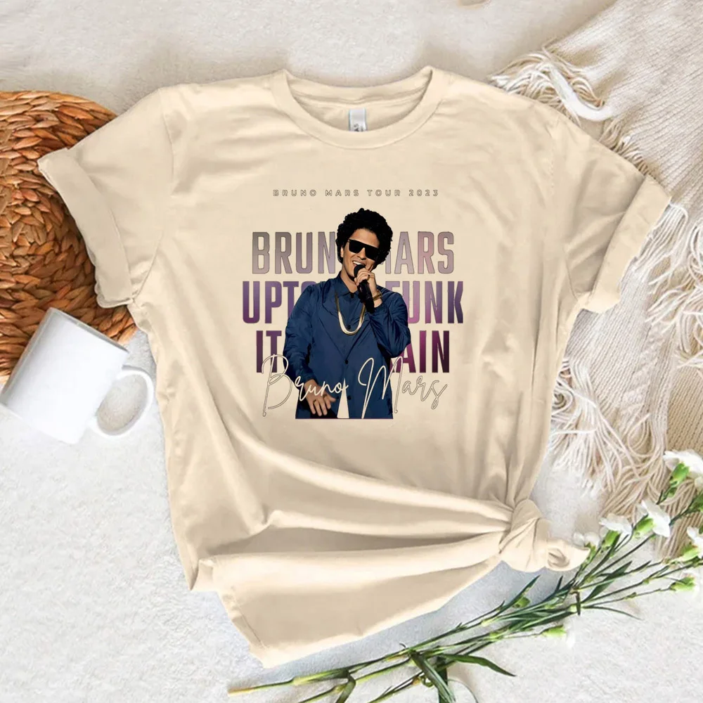Футболка Bruno Mars женская уличная забавная футболка японская одежда в стиле
