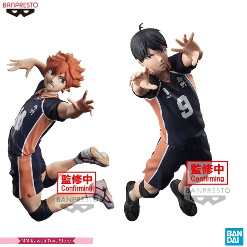 BANDAI оригинальный Haikyuu! Аниме фигурки Shoyo Hinata Tobio Kageyama героев игрушки для мальчиков