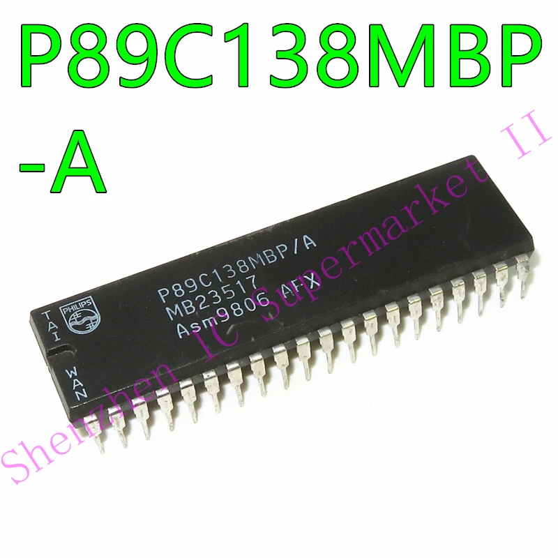 

10 шт P89C138MBP-A DIP-40 Новый и оригинальный