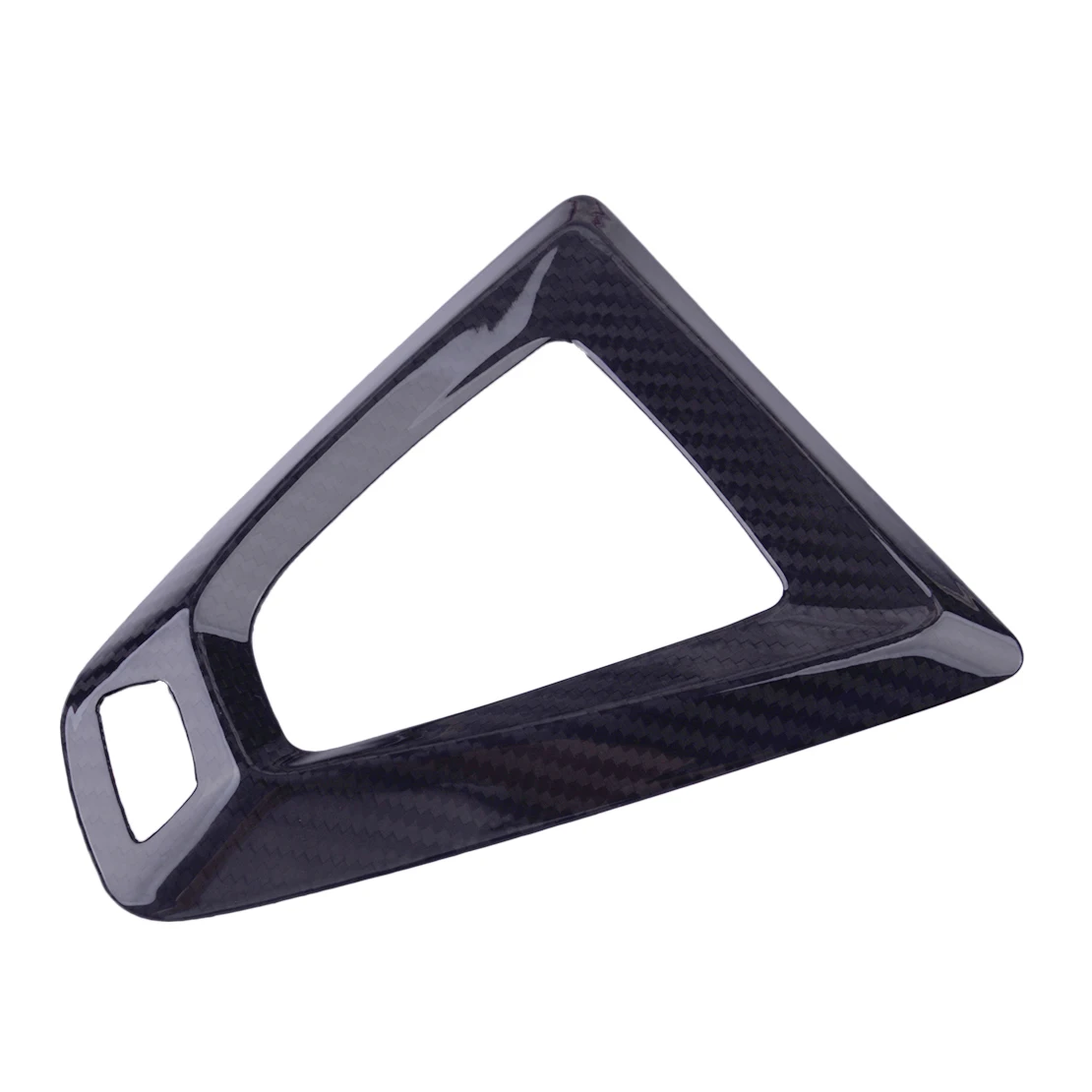 Черная центральная консоль из углеродного волокна панель переключения передач